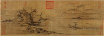古い木の水平距離 1080 郭喜繁体字中国語 Oil Paintings